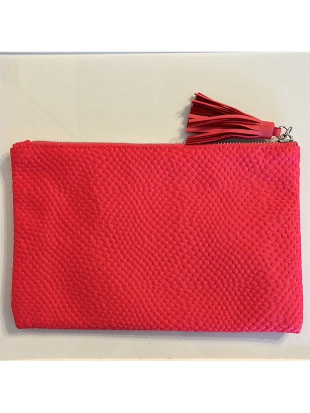 European Wax Center Red Cosmetic Bag
